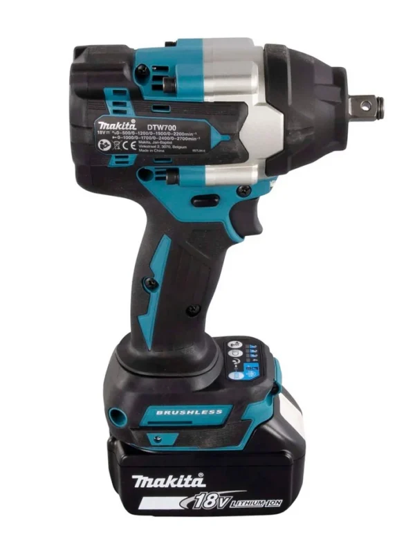 Makita DTW700RTJ klucz udarowy akumulatorowy 1 / 2'' 700 Nm 18 V LTX 2×5,0 Ah
