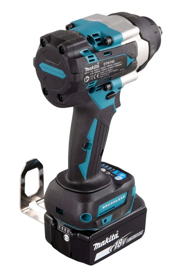 Makita DTW700RTJ klucz udarowy akumulatorowy 1 / 2'' 700 Nm 18 V LTX 2×5,0 Ah