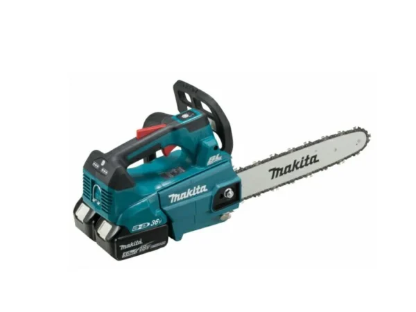 Makita DUC306PT2B piła łańcuchowa 18Vx2 30 cm 2×5,0 Ah
