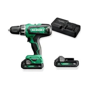 HiKOKI DV18DFWKZ wiertarko-wkrętarka udarowa 18V 55 Nm 2x2,0 Ah HiKOKI DV18DFWKZ wiertarko-wkrętarka udarowa 18V 55 Nm 2x2,0 Ah – zestaw: narzędzie, akumulatory, ładowarka