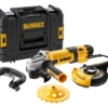 DEWALT DWE4257KT szlifierka kątowa 125 mm/1500 W z osłoną DWE46150 + tarcza diamentowa walizka