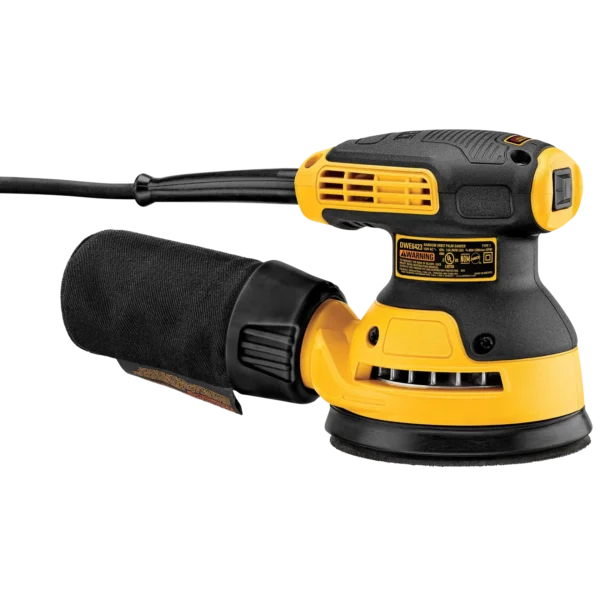 DEWALT DWE6423-QS szlifierka mimośrodowa 125 mm 280 W z regulacją obrotów DEWALT DWE6423-QS szlifierka mimośrodowa 125 mm 280 W z regulacją obrotów