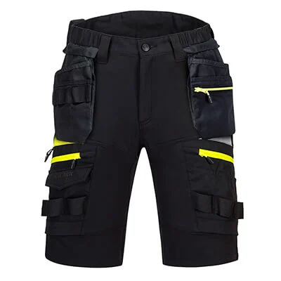 Portwest DX444 Szorty DX4 z kieszeniami Black UK36 / EU52 Portwest DX444 Szorty DX4 z kieszeniami Black UK36 / EU52