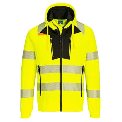 Portwest DX484 DX4 Bluza kaptur odblask zamek Yellow/Black L