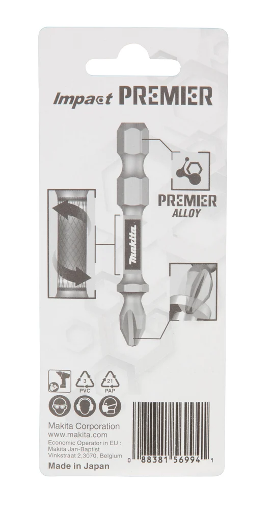 Makita E-03274 końcówka wkrętakowa PH2-50 mm /2szt. Impact premier
