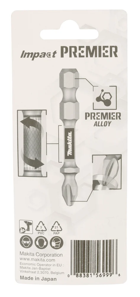 Makita E-03333 końcówka wkrętakowa T15-50 mm /2szt. Impact premier