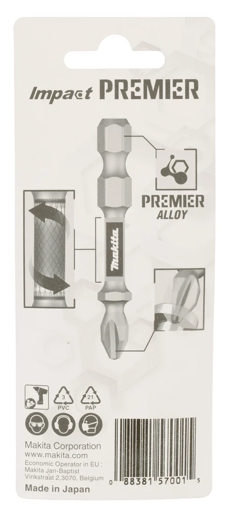 Makita E-03355 końcówka wkrętakowa T25-50 mm /2szt. Impact premier