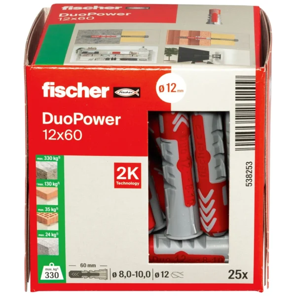 Fischer DuoPower 12 x 60 op. 25 szt.
