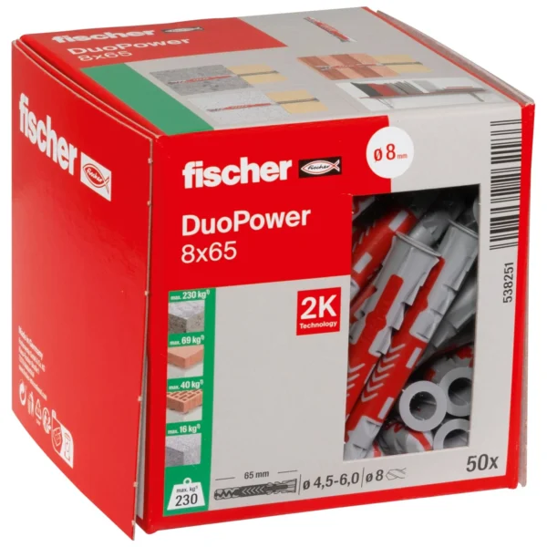 Fischer DuoPower 8 x 65