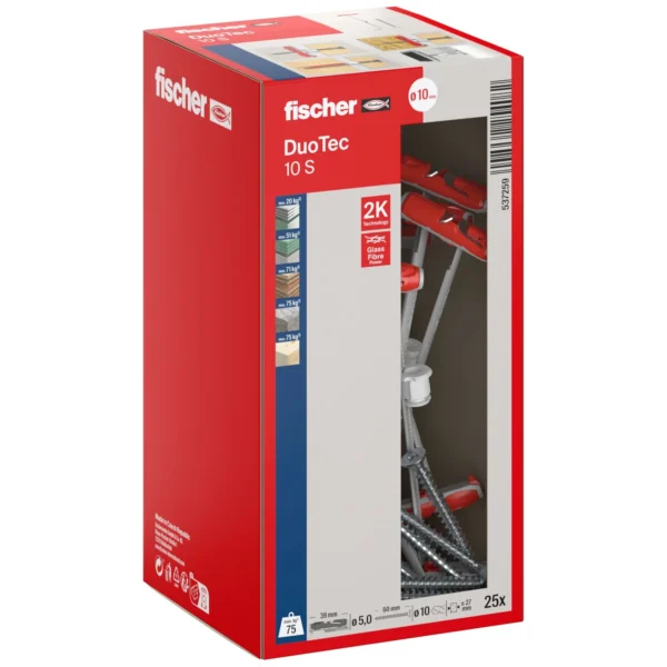 Fischer DuoTec 10 S z wkrętem op. 25 kpl.