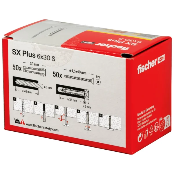 Fischer SX Plus 6 x 30 S z wkrętem op. 50 kpl.