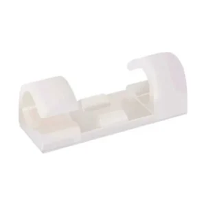Kraft&Dele organizer do kabli na taśmie 20 szt. biały 30 × 10 mm KD10080 Kraft&Dele organizer do kabli na taśmie 20 szt. biały 30 × 10 mm KD10080