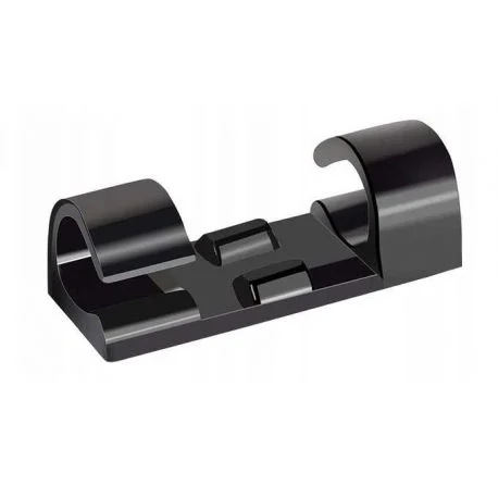 Kraft&Dele organizer do kabli na taśmie 20 szt. czarny 30 × 10 mm KD10081