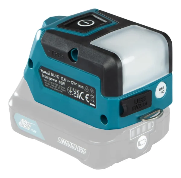 Makita ML107 lampa akumulatorowa latarka 12 V 200lm