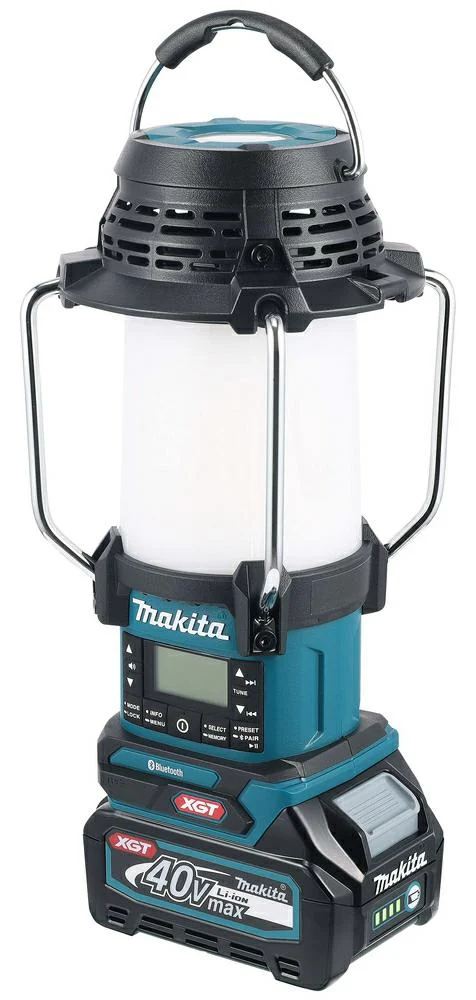 Makita MR009GZ radio z lampą i latarką 12/14,4/18/40 V XGT fm / dab+ bluetooth USB 300lm