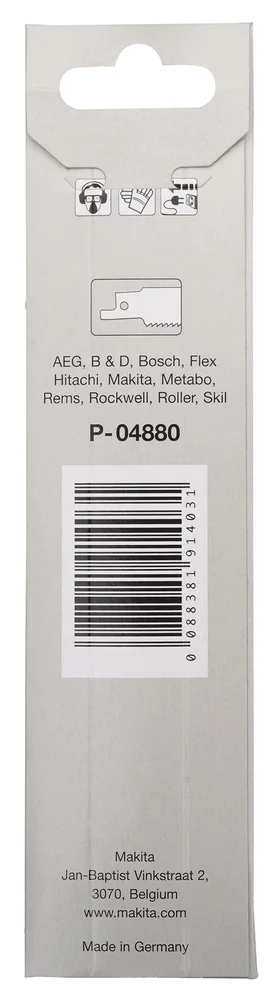 Makita P-04880 brzeszczot do pił szablastych BIM 150×0,9 mm /5szt. blachy, profile 1,5-2,5 mm