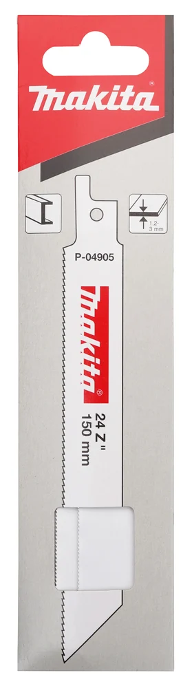 Makita P-04905 brzeszczot do pił szablastych BIM 150×0,9 mm /5szt. blachy, profile 1,2-3,0 mm