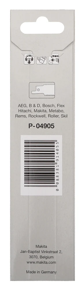 Makita P-04905 brzeszczot do pił szablastych BIM 150×0,9 mm /5szt. blachy, profile 1,2-3,0 mm