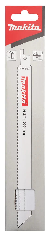 Makita P-04927 brzeszczot do pił szablastych BIM 200×0,9 mm /5szt. stal, met. kolor. 3-8 mm Makita P-04927 brzeszczot do pił szablastych BIM 200×0,9 mm /5szt. stal, met. kolor. 3-8 mm