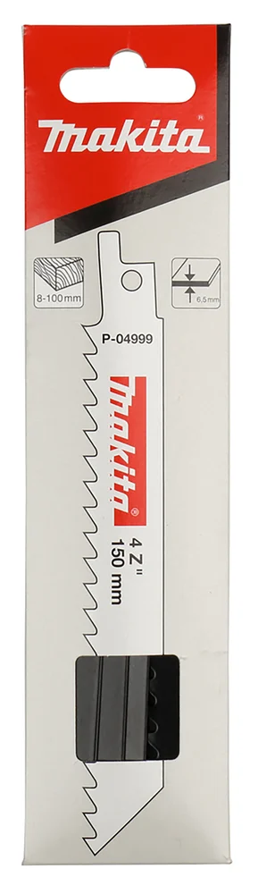 Makita P-04999 brzeszczot do pił szablastych HSS 150×1,2 mm /5szt. drewno, pł. wiór., k / g Makita P-04999 brzeszczot do pił szablastych HSS 150×1,2 mm /5szt. drewno, pł. wiór., k / g