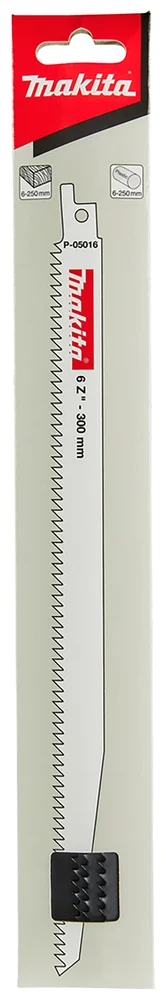 Makita P-05016 brzeszczot do pił szablastych HSS 300×1,4 mm /5szt. drewno, tworz. sztuczne Makita P-05016 brzeszczot do pił szablastych HSS 300×1,4 mm /5szt. drewno, tworz. sztuczne