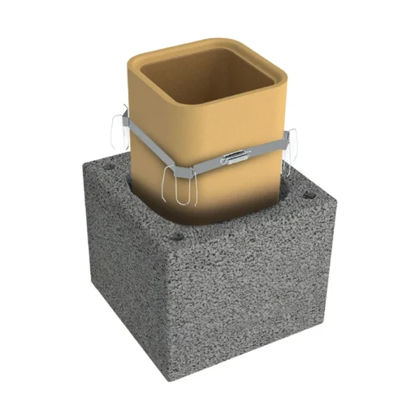 Komin ceramiczny Plewa Uni Las 18/18 z wentylacją
