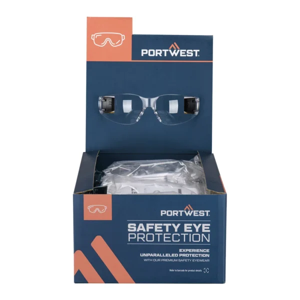 Portwest PW32 okulary ochronne bezbarwne Portwest PW32 okulary ochronne bezbarwne