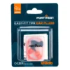 Portwest Easy Fit zatyczki TPR ze sznurkiem 1 para pomarańczowe