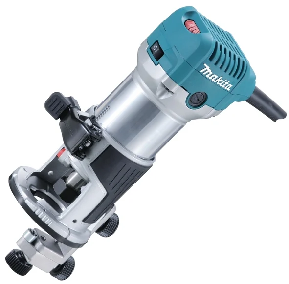 Makita RT0702CX2J frezarko-wycinarka 710 W z przystawkami, Makpac