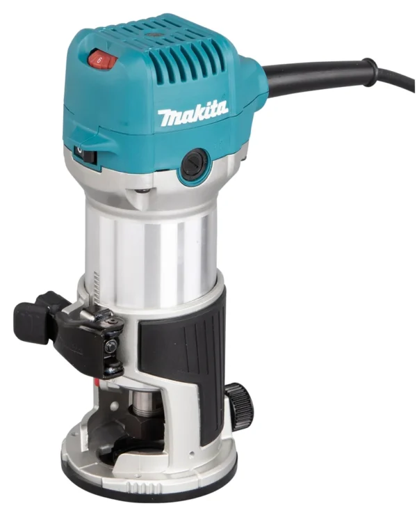 Makita RT0702CX2J frezarko-wycinarka 710 W z przystawkami, Makpac