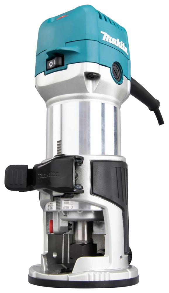 Makita RT0702CX2J frezarko-wycinarka 710 W z przystawkami, Makpac