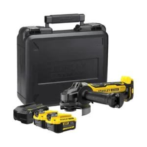 Stanley SFMCG700M2K-QW szlifierka kątowa akumulatorowa 125 mm V20 18 V 2×4,0 Ah