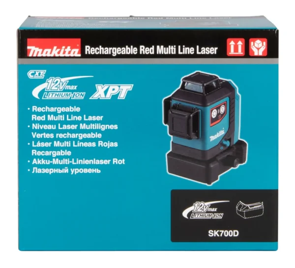 Makita SK700D laser 3 × 360° 12 V CXT (solo) Makita SK700D laser 3 × 360° 12 V CXT (solo)