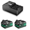 HiKOKI UC18YSL3 WHZ zestaw 2 akumulatory MultiVolt 36 V / 18 V + ładowarka HiKOKI UC18YSL3 WHZ zestaw 2 akumulatory MultiVolt 36 V / 18 V + ładowarka