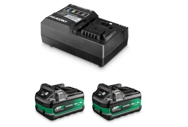 HiKOKI UC18YSL3 WHZ zestaw 2 akumulatory MultiVolt 36 V / 18 V + ładowarka HiKOKI UC18YSL3 WHZ zestaw 2 akumulatory MultiVolt 36 V / 18 V + ładowarka