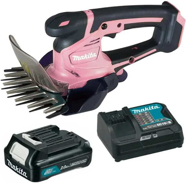 Makita UM600DSAP nożyce akumulatorowe do trawy 12 V 1×2,0 Ah różowe Makita UM600DSAP nożyce akumulatorowe do trawy 12 V 1×2,0 Ah różowe