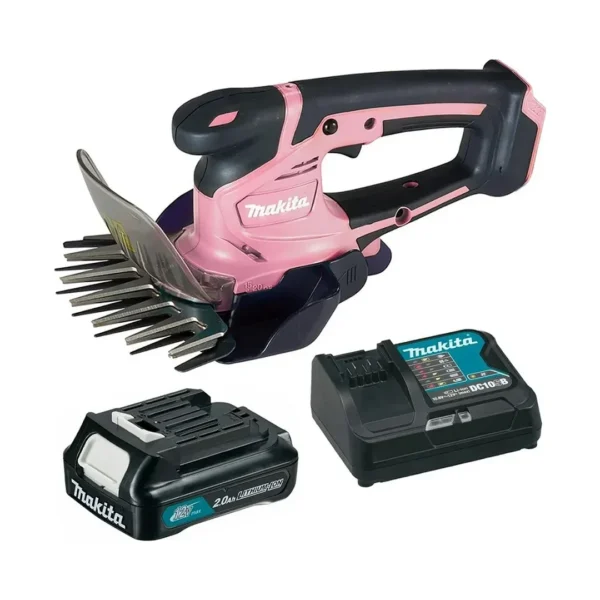 Makita UM600DSAP nożyce akumulatorowe do trawy 12 V 1×2,0 Ah różowe Makita UM600DSAP nożyce akumulatorowe do trawy 12 V 1×2,0 Ah różowe