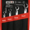 Yato YT-0143 klucz płaski półotwarty kpl.4szt.