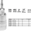 Yato YT-04306 klucz trzpieniowy TORX 1/4" T30x 37 mm