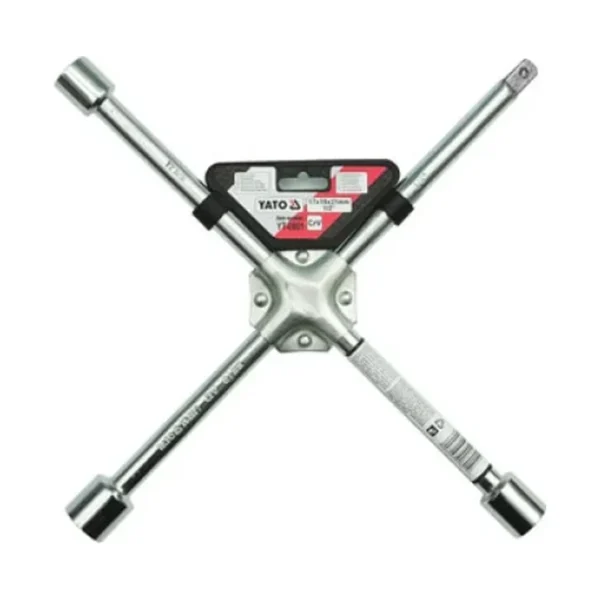 Yato YT-0801 klucz do kół krzyżakowy wzmacniany 17×19×21×1/2" Yato YT-0801 klucz do kół krzyżakowy wzmacniany 17×19×21×1/2"