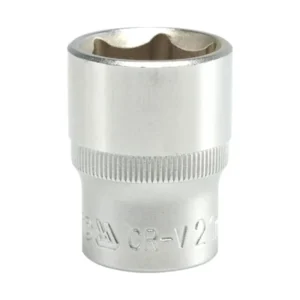 Yato YT-1214 nasadka krótka 6-KĄTNA chromowana 1/2'' 21 mm