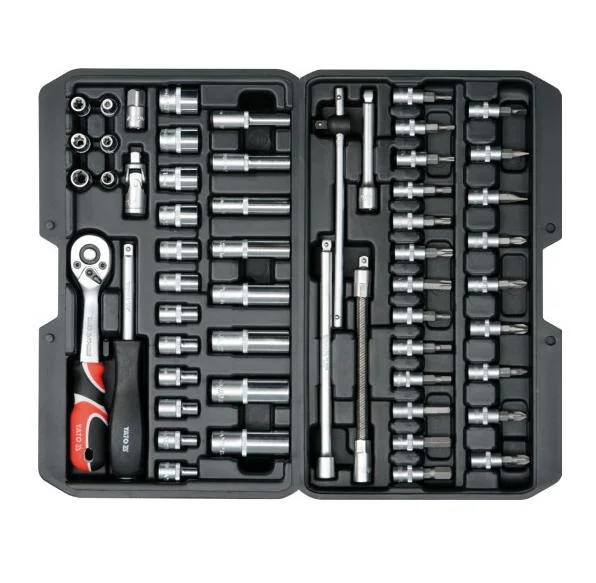 Yato YT-14501 zestaw kluczy 1/4" 56el