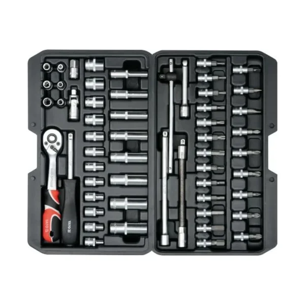 Yato YT-14501 zestaw kluczy 1/4" 56el
