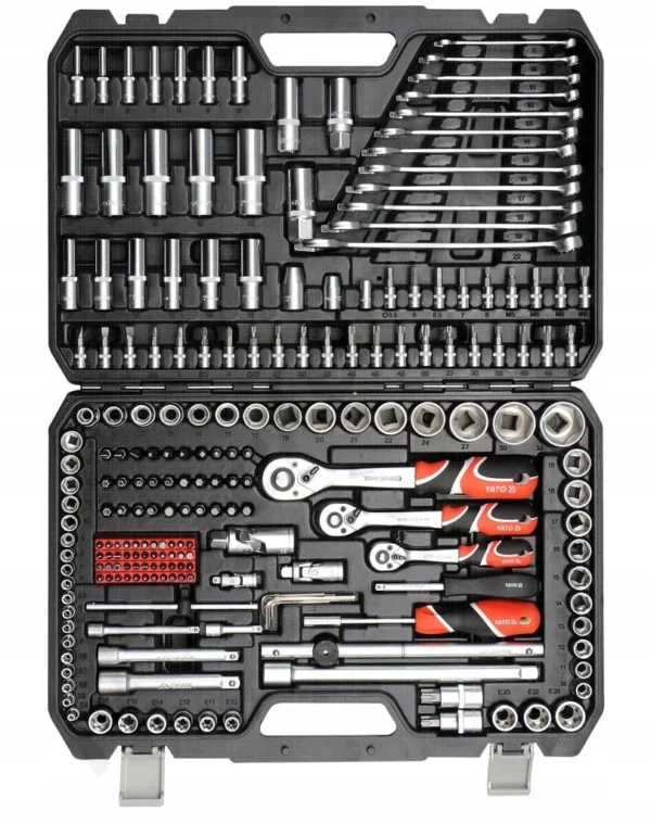 Yato YT-38841 zestaw kluczy 216el 1/2"/3/8"/1/4" XXL Yato YT-38841 zestaw kluczy 216el 1/2"/3/8"/1/4" XXL