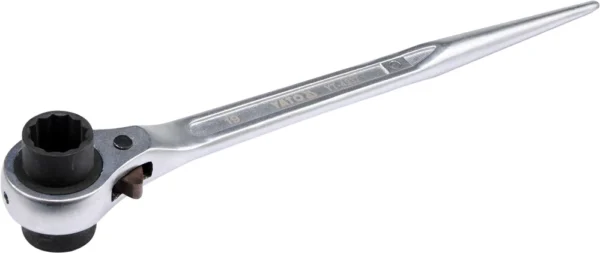 Yato YT-4937 klucz nasadowy dwustronny z grzechotką 19×22 mm